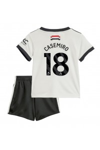 Manchester United Casemiro #18 Babytruitje 3e tenue Kind 2024-25 Korte Mouw (+ Korte broeken)